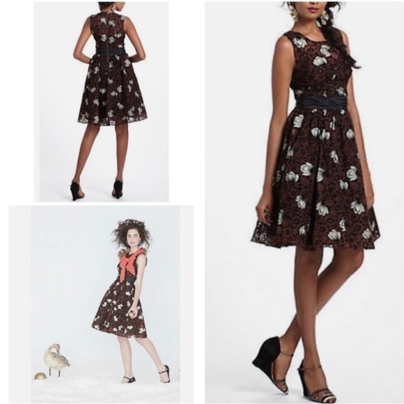 NWOT Tracy Reese Chrysanthemum Tea Dress - Picture 3 of 12